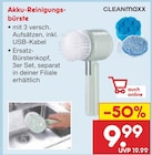 Akku-Reinigungs-bürste Angebote von CLEANMAXX bei Netto Marken-Discount Freiberg für 9,99 €