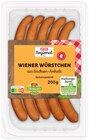 Aktuelle Fleisch Angebote bei REWE in Chemnitz Aktuelles Wiener Würstchen Angebot bei REWE in Chemnitz ab 2,49 €