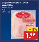 Original Österreichische Wurstspezialitäten Angebote bei Netto Marken-Discount Ahaus für 1,49 €