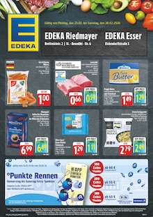 EDEKA Prospekt der Woche "Wir lieben Lebensmittel!" Seite 1, 23.02.2026 bis 28.02.2026 für Würzburg Aktueller EDEKA Prospekt "Wir lieben Lebensmittel!" Seite 1 von 8 Seiten für Würzburg