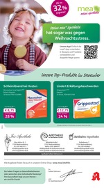mea - meine apotheke Apotheken Prospekt der aktuellen Woche mit 4 Seiten, gültig von 01.12.2025 bis 31.12.2025, in Burow und Umgebung Aktueller mea - meine apotheke Apotheken Prospekt in Burow und Umgebung, "Unsere Dezember-Angebote" mit 4 Seiten, 01.12.2025 - 31.12.2025