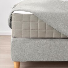 IKEA Freising - Boxspringbett Hövåg mittelfest/Tussöy Gunnared beige 160x200 cm Boxspringbett Hövåg mittelfest/Tussöy Gunnared beige 160x200 cm Angebot bei IKEA Freising im Prospekt "Click & Collect: Jetzt bestellen und abholen"