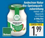 Bio-Speisequark-zubereitung im EDEKA Prospekt Bio-Speisequark-zubereitung von Andechser Natur im aktuellen EDEKA Prospekt für 1,99 €