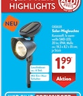 Solar-Wegleuchte im ALDI SÜD Prospekt Solar-Wegleuchte von Casalux im aktuellen ALDI SÜD Prospekt für 1,99 €