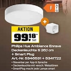 Ambiance Enrave Deckenleuchte S 26,1 cm + Smart Plug von Philips Hue im aktuellen OBI Prospekt für 99,18 €