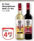 Aktuelles Winzerglühwein Weiß Angebot bei GLOBUS in Koblenz ab 4,49 €
