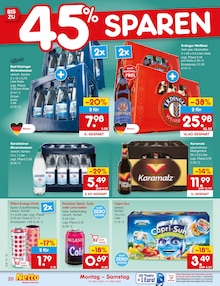 Cola im Netto Marken-Discount Prospekt "Aktuelle Angebote" mit 64 Seiten (Erlangen)