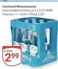 Aktuelle Mineralwasser Angebote bei GLOBUS in Duisburg Aktuelles Hochwald Angebot bei GLOBUS in Duisburg ab 2,99 €