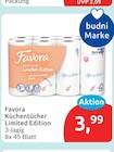 Küchentücher Limited Edition von Favora im aktuellen budni Prospekt