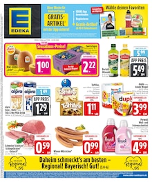 Schweinefleisch im aktuellen EDEKA Prospekt (Augsburg) Schweinefleisch im EDEKA Prospekt "Wir lieben Lebensmittel." mit 32 Seiten (Augsburg)