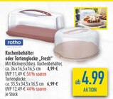 Aktuelles Kuchenbehälter oder Tortenglocke „Fresh“ Angebot bei diska in Erlangen ab 4,99 €