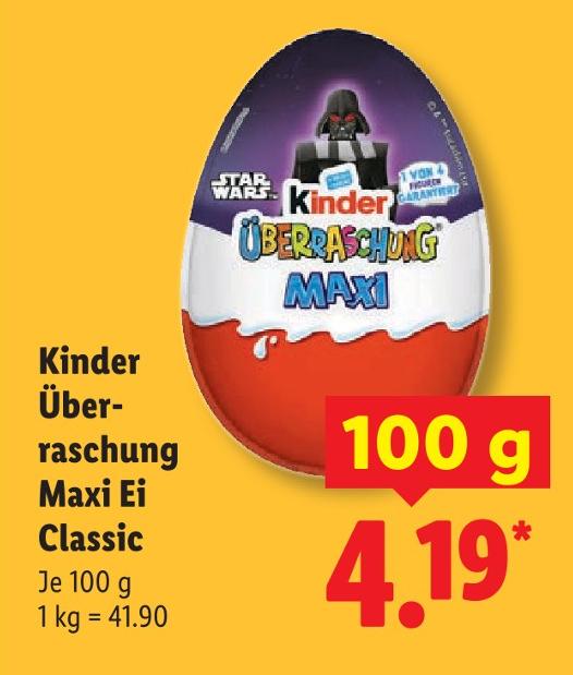 Überraschung Maxi Ei Classic