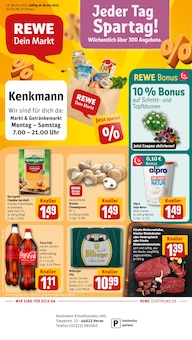 Coca Cola im REWE Prospekt "Dein Markt" mit 33 Seiten (Herne)