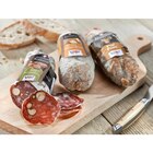 Saucisson sec artisanal pur porc DEBROAS en promo chez Carrefour Saucisson sec artisanal pur porc DEBROAS dans le catalogue Carrefour