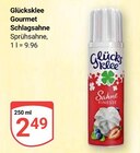 Gourmet Schlagsahne Angebote von Glücksklee bei GLOBUS Zwickau für 2,49 €