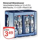 Aktuelle Mineralwasser Angebote bei GLOBUS in Duisburg Aktuelles Römerwall Angebot bei GLOBUS in Duisburg ab 3,49 €
