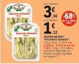 Anchois nature - PÊCHERIES BASQUES en promo chez E.Leclerc Anchois nature - PÊCHERIES BASQUES dans le catalogue E.Leclerc