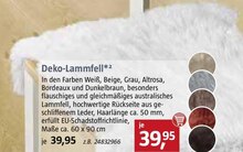 Deko-Lammfell bei BAUHAUS in Hattingen Deko-Lammfell im Angebot bei BAUHAUS Hattingen für 39,95 €