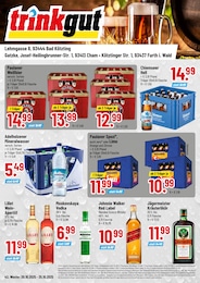 Trinkgut Prospekt für Cham: "Aktuelle Angebote", 4 Seiten, 20.10.2025 - 25.10.2025