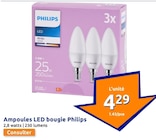 Promo Ampoules LED bougie à 4,29 € dans le catalogue Action à Golbey