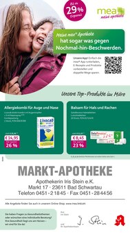mea - meine apotheke Prospekt der KW 10 "Unsere März-Angebote" Aktueller mea - meine apotheke Prospekt "Unsere März-Angebote" Seite 1 von 4 Seiten