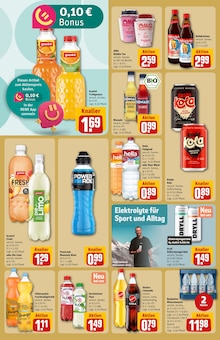 Cola im REWE Prospekt "Dein Markt" mit 36 Seiten (Gießen)