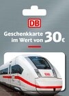 Geschenkkarte im Wert von 30 € im Angebot bei REWE in Ludwigshafen Geschenkkarte im Wert von 30 € Angebote von DB bei REWE Ludwigshafen