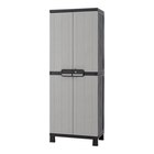 Armoire haute en résine gris 173X65X37 cm "LIANE" - Brico Dépôt à Pessac Armoire haute en résine gris 173X65X37 cm "LIANE" en promo chez Brico Dépôt Pessac à 94,90 €