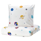 Bettwäsche-Set, 2-teilig Weltraum/bunt Angebote von AFTONSPARV bei IKEA Ibbenbüren für 15,99 €