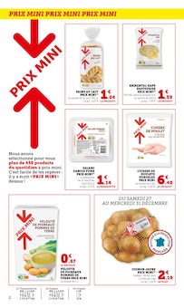 Catalogue Bi1 de la semaine 52, "bi1 supermarché", page 2, 27/12/2025 - 31/12/2025 Prospectus Bi1 en cours, "bi1 supermarché", page 2 sur 18