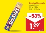 Aktuelle Smarties Angebote bei Netto Marken-Discount in Düsseldorf Aktuelles Riesenrolle Angebot bei Netto Marken-Discount in Düsseldorf ab 1,29 €