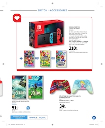Prix et réduction Jeu dans le prospectus E.Leclerc en cours Offre Jeu dans le catalogue E.Leclerc du moment à la page 31