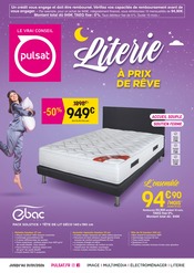 Lit Angebote im Prospekt "Literie À PRIX DE RÊVE" von Pulsat auf Seite 1