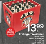 Weißbier im Angebot bei TOP Getränke in Gütersloh Weißbier Angebote von Erdinger bei TOP Getränke Gütersloh für 13,99 €