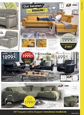 Sofa im BRAUN Möbel-Center Prospekt in Sindelfingen Aktueller BRAUN Möbel-Center Prospekt mit Sofa, "CA$HBACK WOCHEN", Seite 5