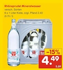 Netto Marken-Discount Redwitz - Rhönsprudel Angebot im Prospekt Rhönsprudel bei Netto Marken-Discount im Redwitz Prospekt für 4,49 €