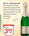 Jahrgangssekt Angebote von Mumm bei GLOBUS Ludwigshafen für 3,69 €