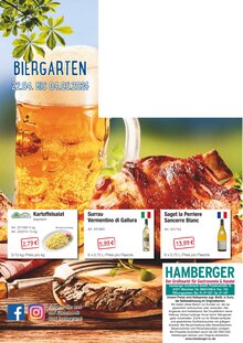Kartoffelsalat im Hamberger Prospekt "BIERGARTEN" mit 44 Seiten (München)