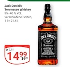 Tennessee Whiskey im Angebot bei GLOBUS in Jena Tennessee Whiskey Angebote von Jack Daniel’s bei GLOBUS Jena für 14,99 €