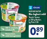 Bio-Joghurt mild Beerenfrüchte von Nur Nur Natur im aktuellen ALDI SÜD Prospekt für 0,89 €