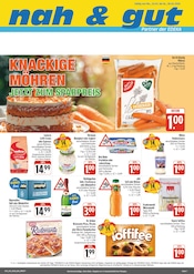 nah und gut Supermarkt Prospekt der aktuellen Woche mit 4 Seiten, gültig von 23.02.2026 bis 28.02.2026, in Gerbrunn und Umgebung Aktueller nah und gut Supermarkt Prospekt in Gerbrunn und Umgebung, "Wir lieben Lebensmittel!" mit 4 Seiten, 23.02.2026 - 28.02.2026