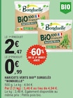 Haricots Verts Bio Surgelés - BONDUELLE en promo chez E.Leclerc Haricots Verts Bio Surgelés - BONDUELLE dans le catalogue E.Leclerc