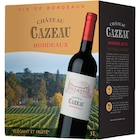 A.O.P. Bordeaux - CHÂTEAU CAZEAU en promo chez Carrefour Saint-Priest à 9,13 €