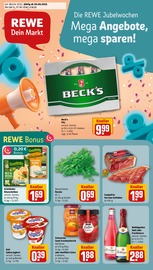 Aktueller REWE Prospekt mit Erdbeeren, "Dein Markt", Seite 1