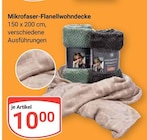Mikrofaser-Flanellwohndecke im Angebot bei GLOBUS in Bruchsal Mikrofaser-Flanellwohndecke Angebote bei GLOBUS Bruchsal für 10,00 €