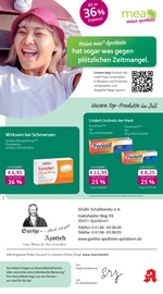 mea - meine apotheke Apotheken Prospekt der aktuellen Woche mit 4 Seiten, gültig von 01.07.2026 bis 31.07.2026, in Quickborn und Umgebung Aktueller mea - meine apotheke Apotheken Prospekt in Quickborn und Umgebung, "Unsere Juli-Angebote" mit 4 Seiten, 01.07.2026 - 31.07.2026