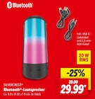 Bluetooth-Lautsprecher Angebote von Silvercrest bei Lidl Ettlingen für 29,99 €