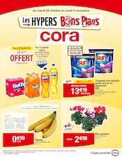 Catalogue Supermarchés Cora en cours à Fressac et alentours, "Les HYPERS Bons Plans", 26 pages, 29/10/2024 - 04/11/2024