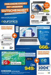EURONICS Prospekt "GUTSCHEINHEFT", 16 Seiten, 27.09.2023 - 27.09.2023 Aktueller EURONICS Prospekt, "GUTSCHEINHEFT", mit Angeboten der Woche, gültig von 27.09.2023 bis 27.09.2023