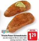Frische Puten-Schwenksteaks im Angebot bei E center in Schorndorf Frische Puten-Schwenksteaks Angebote bei E center Schorndorf für 1,29 €